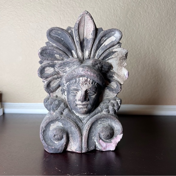 Antique, Late-1800's Greek Antefix Hermes God, Neoclassical Style, Architectural - Picture 9 of 9